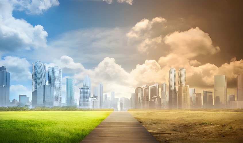 Visión del antes y después de una ciudad gracias a los planes de sequía establecidos